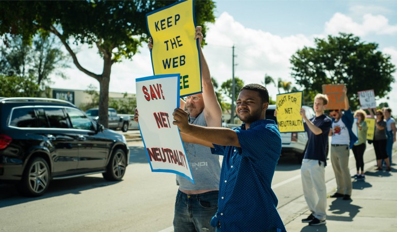 Net Neutrality protest