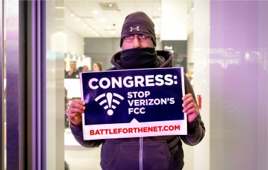 Net Neutrality protest